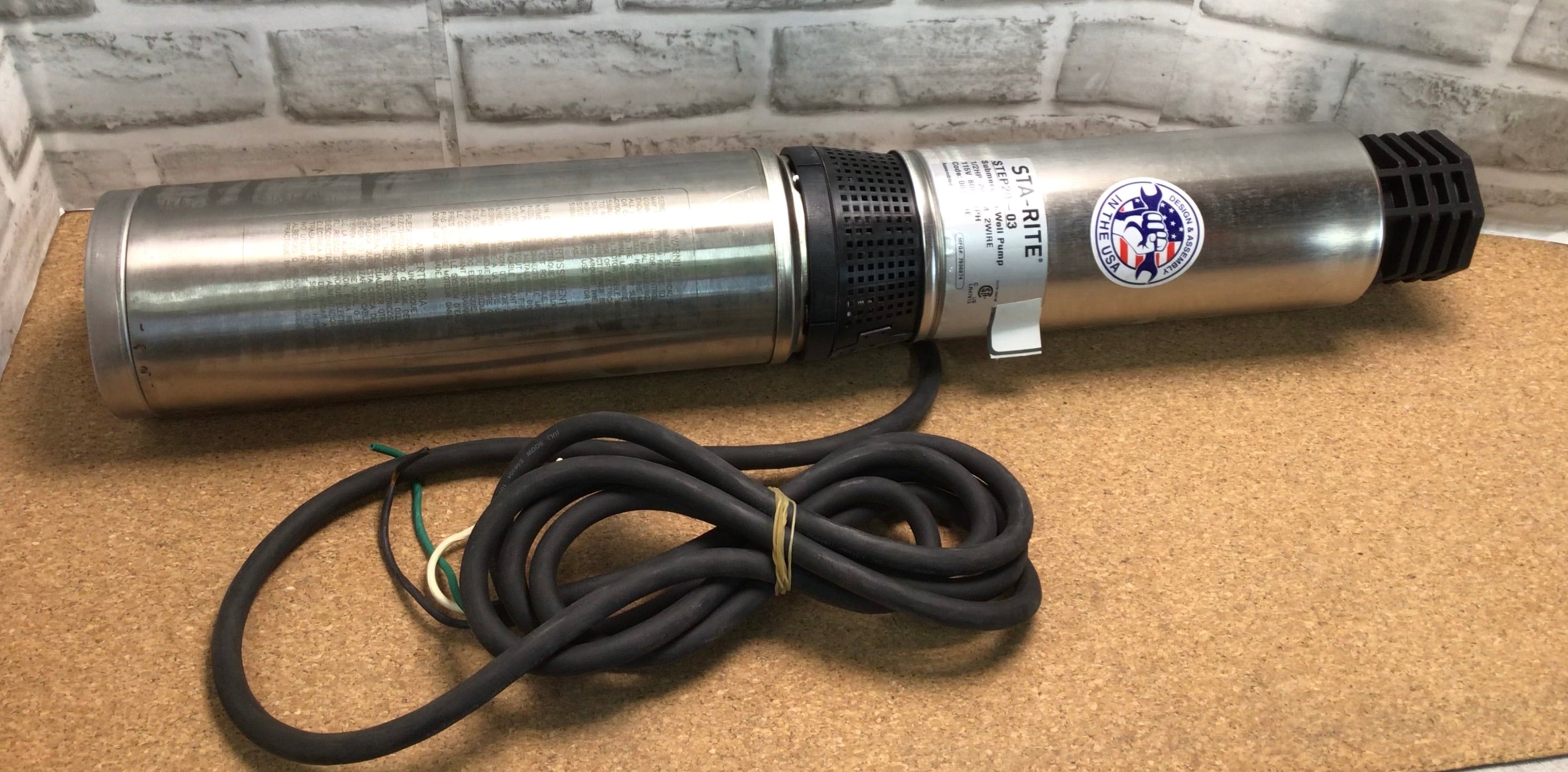 Sta-Rite Step20-2 High-Head Filtered Effluent Pump, Stainless,1/2 HP,115V,20 GPM (7922830606574)